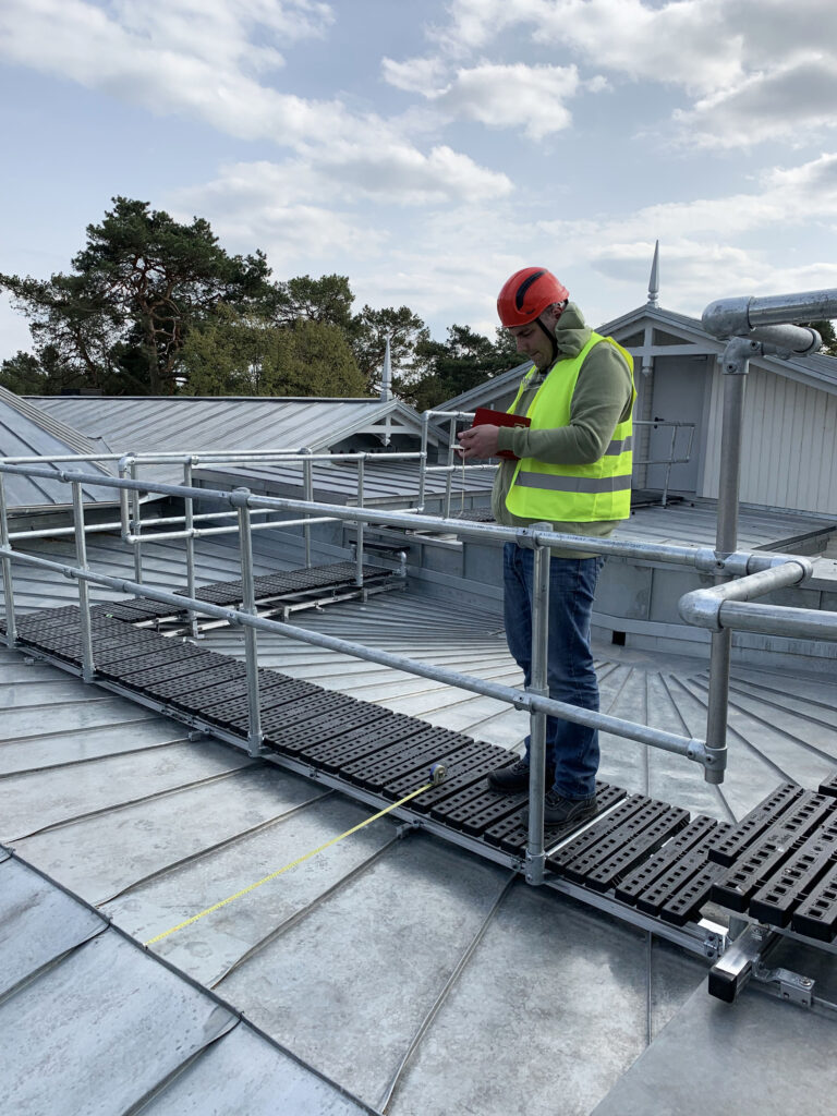 Preventing Falls with Kee Walk Roof Safety System